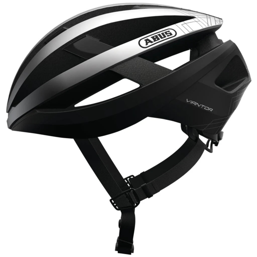 Abus Viantor Road Cycling Helmet – Steel Blue | Lightweight, Aerodynamic, Pro - Level Safety for Road Riders - Cycling Gears Hub