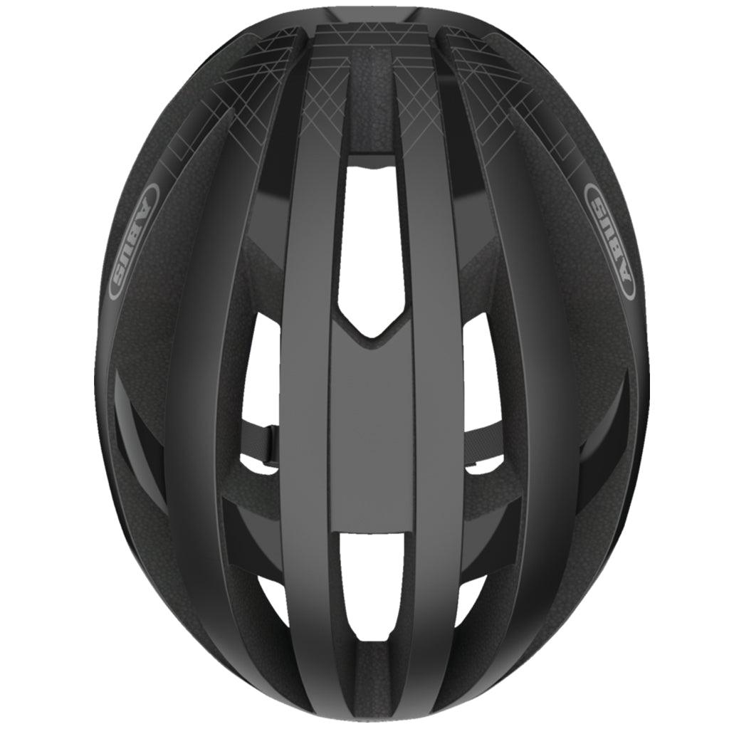 Abus Viantor Road Cycling Helmet (Velvet Black) | Cycling Gears Hub