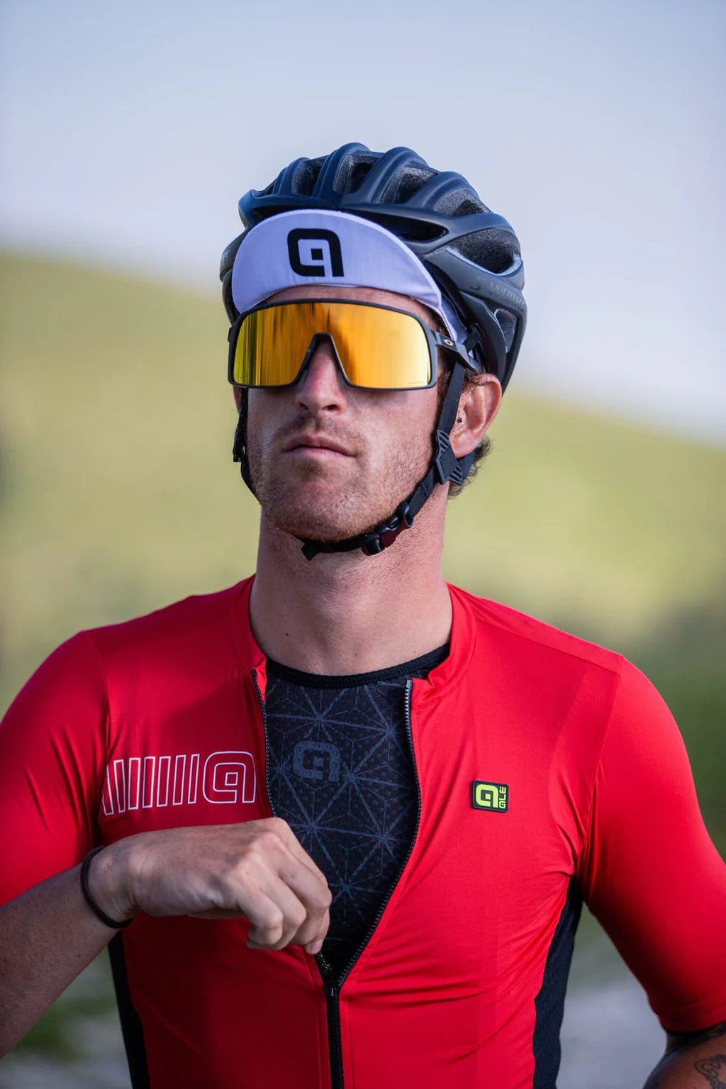 ALE SOLID Man Color Block Jersey – Lightweight Performance for Every Ride - Cycling Gears Hub