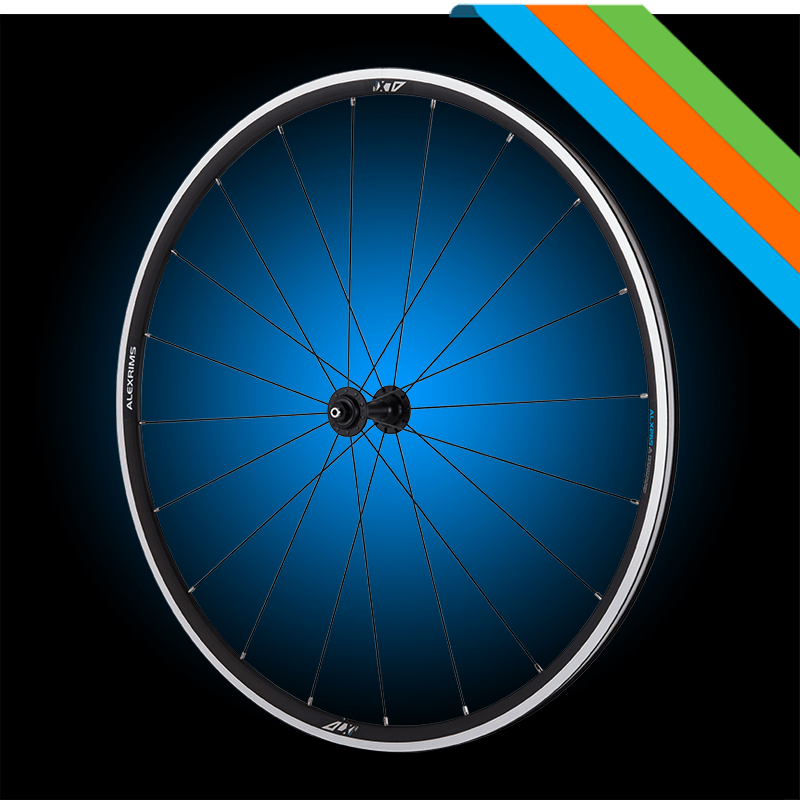 Alex Rims ALX265 Aluminium Tubeless Ready Rim Brake Wheel - Shimano/Sram (Black) | Cycling Gears Hub - Cycling Gears Hub