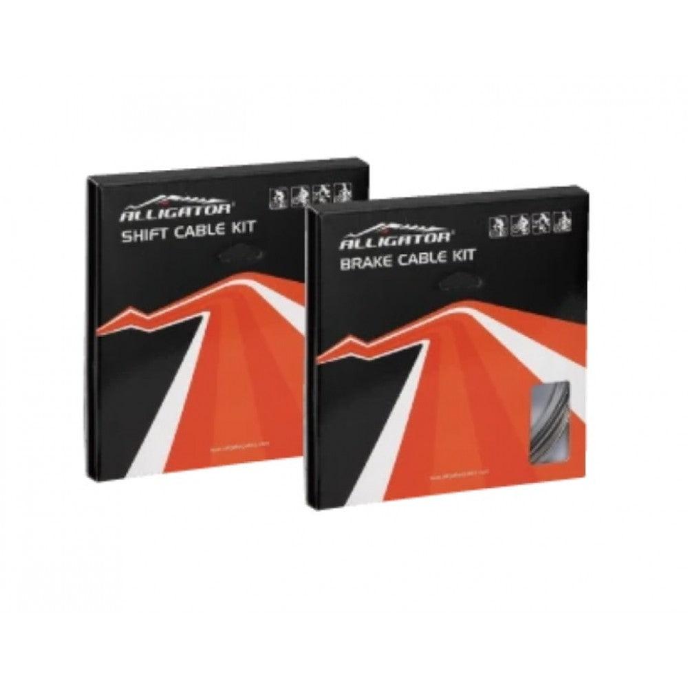 Alligator Gear Silver Star Campagnolo Cable Kit (Black) | Cycling Gears Hub - Cycling Gears Hub