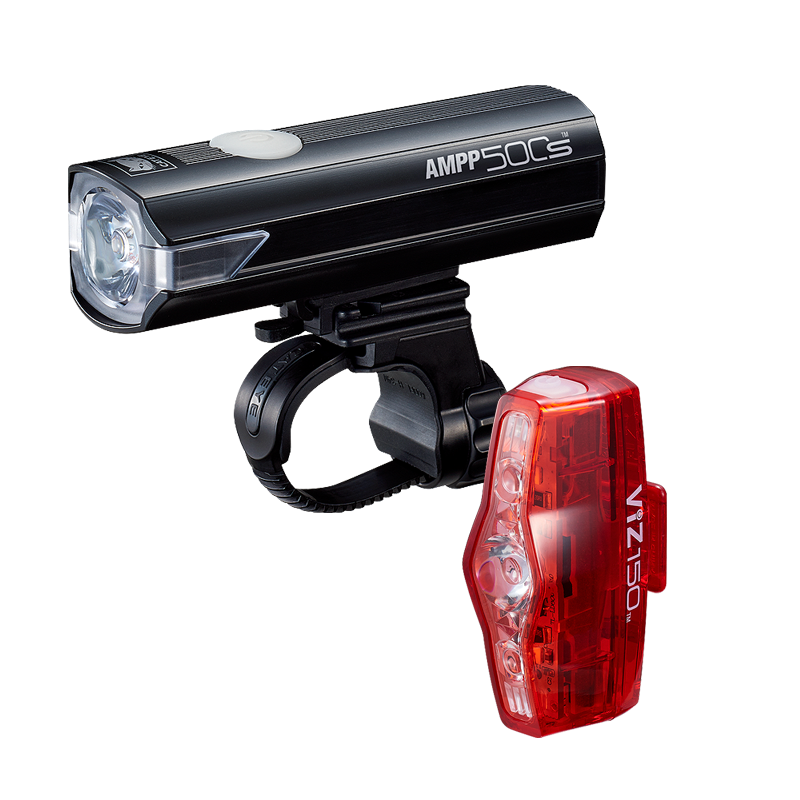 Cateye AMPP500S/ViZ150 Combo Light (Black) | Cycling Gears Hub