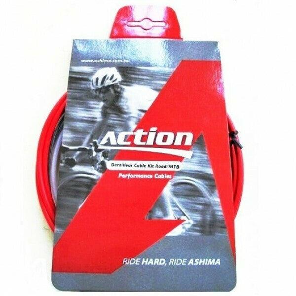 Ashima Gear Outer Casing Kit (Red) | Cycling Gears Hub - Cycling Gears Hub