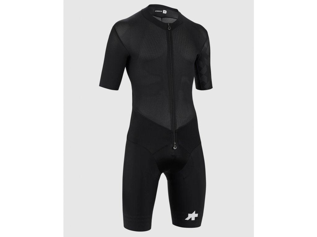 Assos Equipe RS Le Houdini S9 Targa Mens Cycling Roadsuit (Black) | Cycling Gears Hub