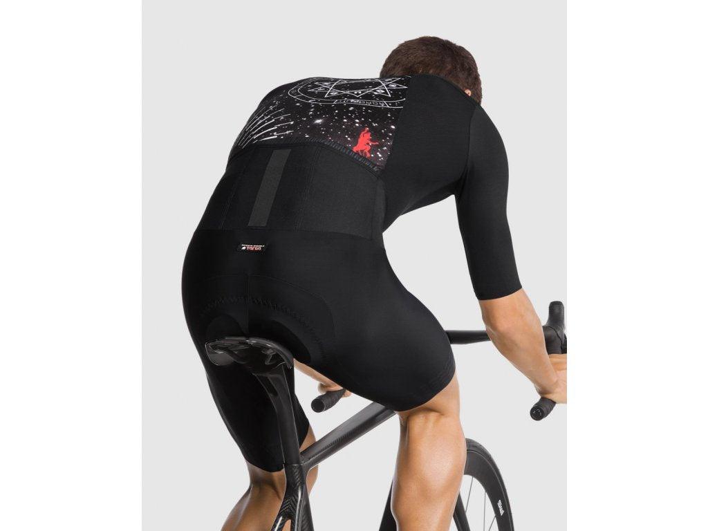 Assos Equipe RS Le Houdini S9 Targa Mens Cycling Roadsuit (Black) | Cycling Gears Hub