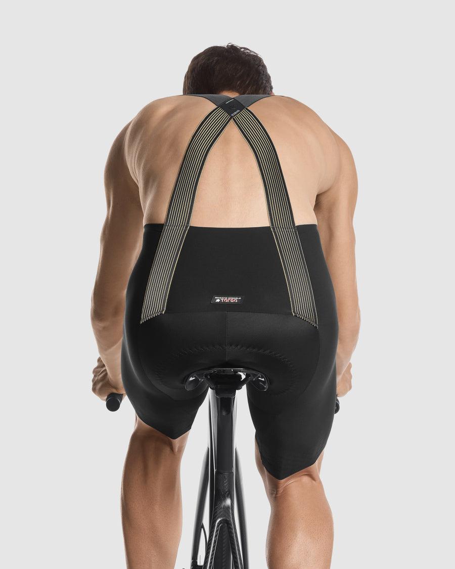 Assos Equipe RSR S9 Targa Mens Cycling Bibshorts (Flamme D’Or) | Cycling Gears Hub