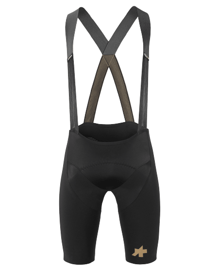 Assos Equipe RSR S9 Targa Mens Cycling Bibshorts (Flamme D’Or) | Cycling Gears Hub - Cycling Gears Hub