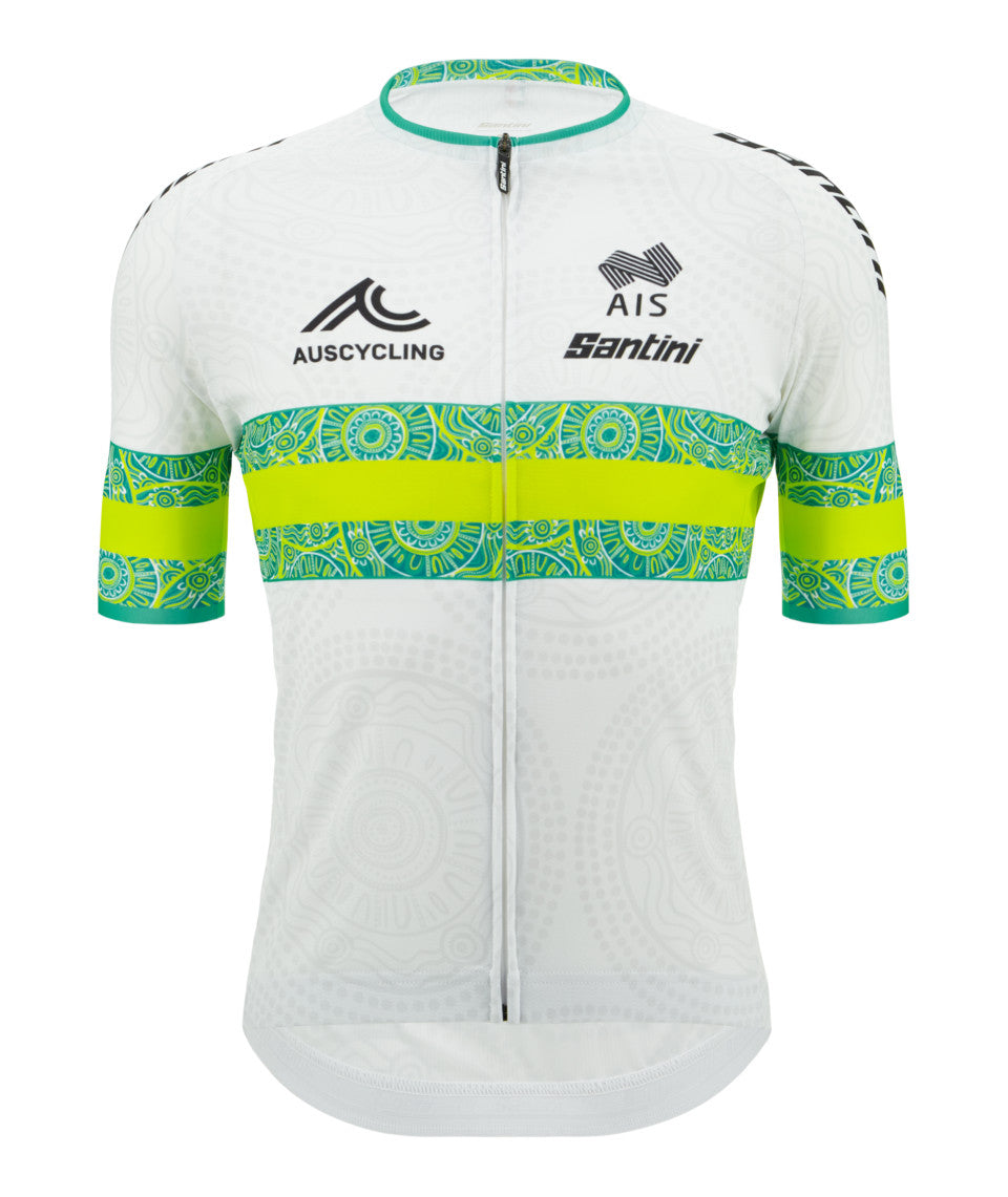 Santini Australian National Team Men's Cycling Jersey (Print) | Cycling Gears Hub