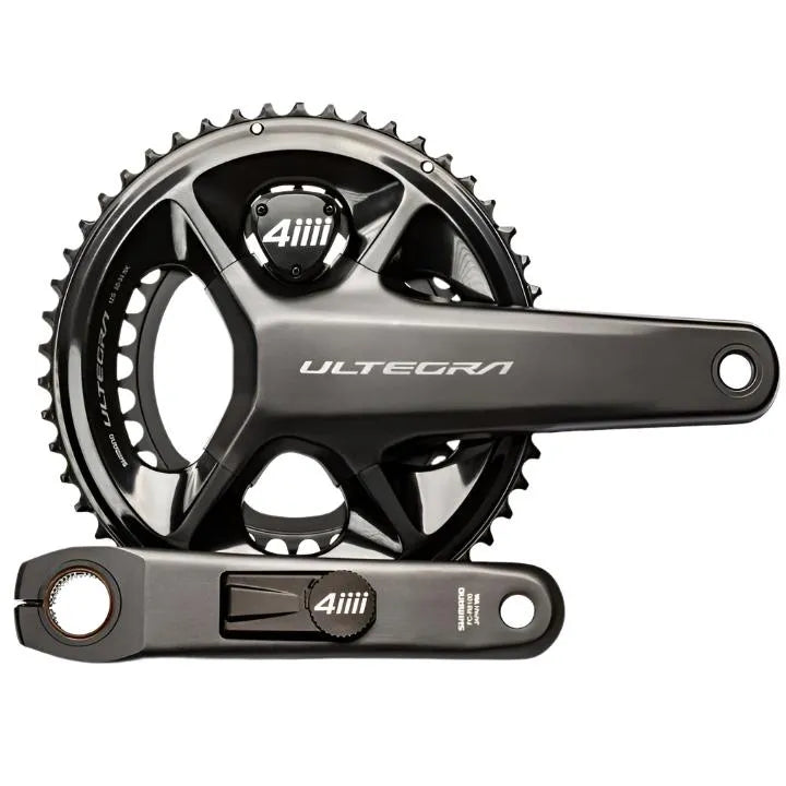 4iiii Shimano Ultegra R8100 Precision 3 Plus Pro Powermeter Crankset (Black) | Cycling Gears Hub