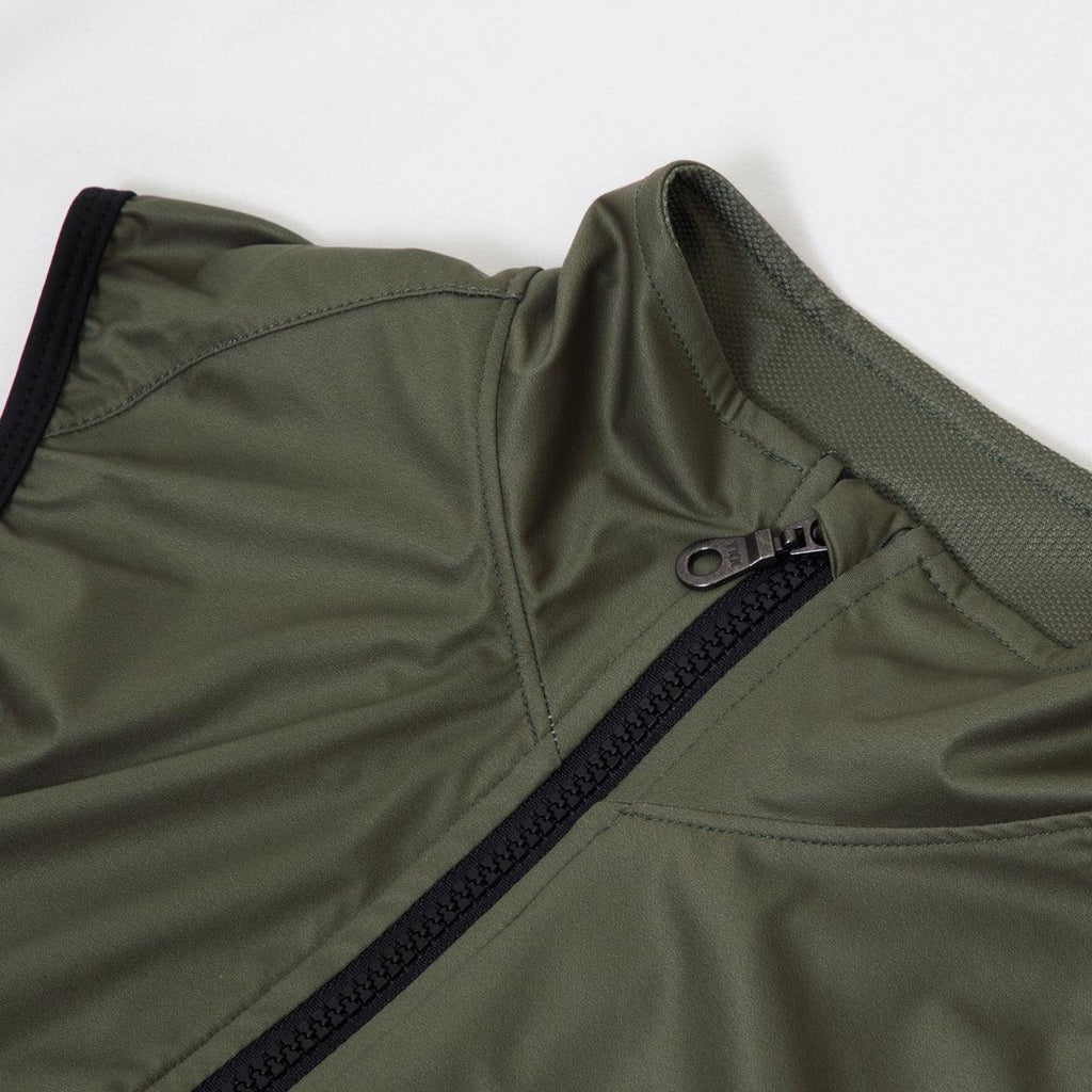 Baisky Double zipper Men Wind Vest (Army Green) | Cycling Gears Hub
