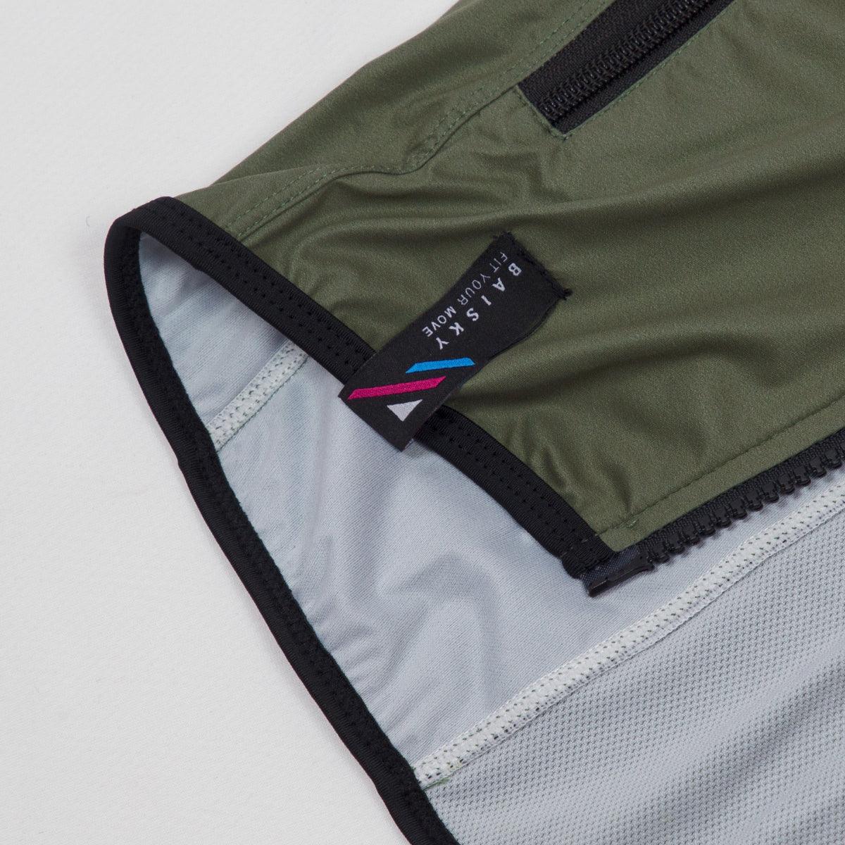 Baisky Double zipper Men Wind Vest (Army Green) | Cycling Gears Hub