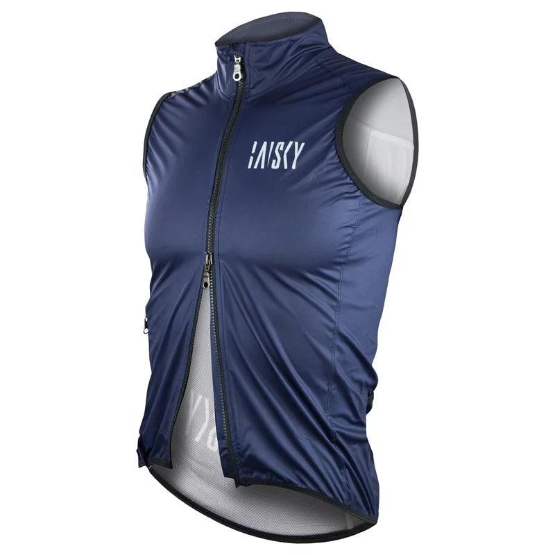 Baisky Double zipper Men Wind Vest (BK Blue) | Cycling Gears Hub