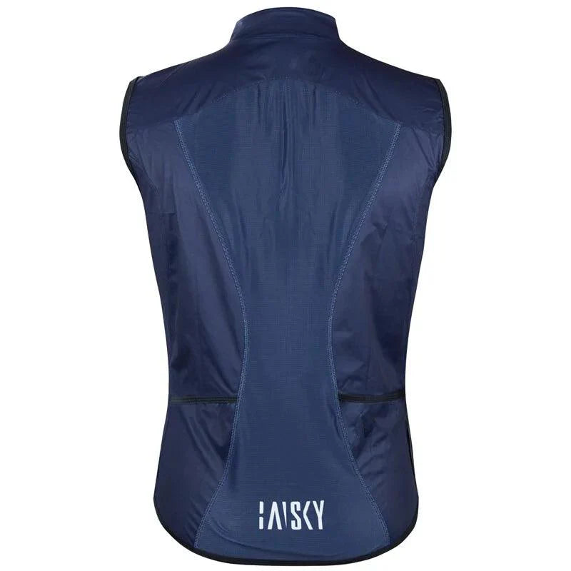 Baisky Double zipper Men Wind Vest (BK Blue) | Cycling Gears Hub