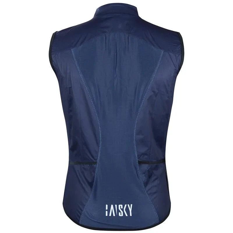 Baisky Double zipper Men Wind Vest (BK Blue) | Cycling Gears Hub - Cycling Gears Hub