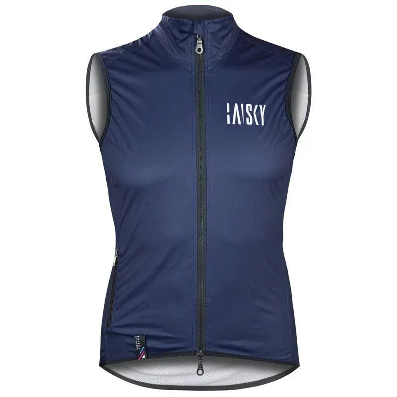 Baisky Double zipper Men Wind Vest (BK Blue) | Cycling Gears Hub - Cycling Gears Hub
