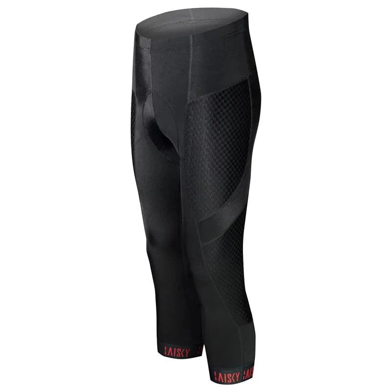 Baisky Endurance Cropped Men Cycling Tights (Windblown Black) | Cycling Gears Hub