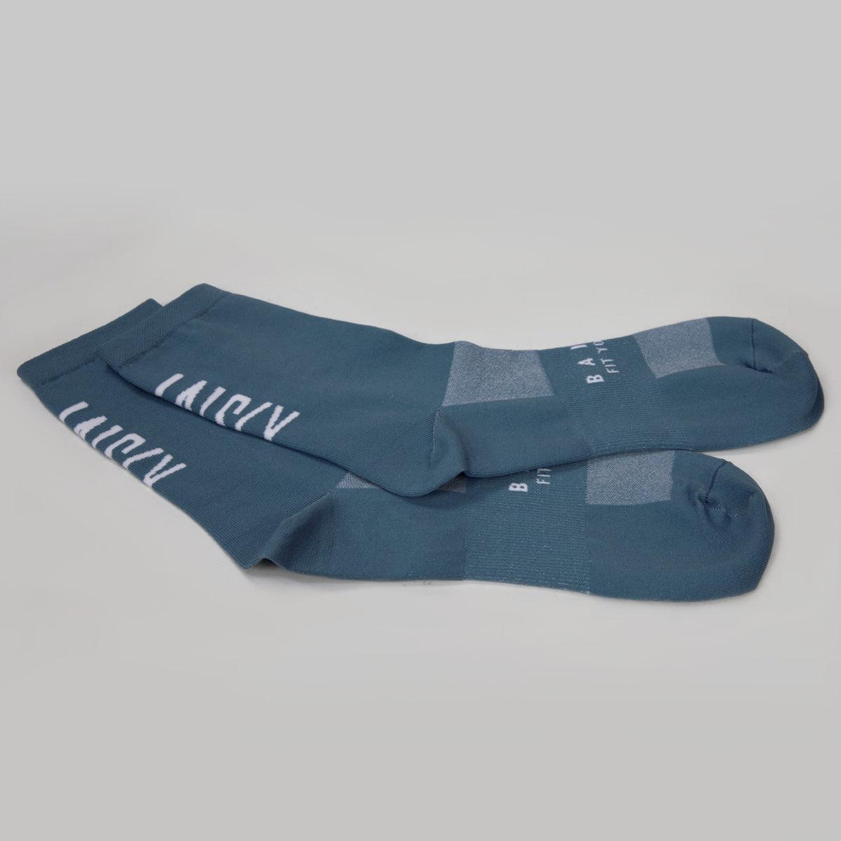 Baisky Mens Sport Socks (Purity Blue Grey) | Cycling Gears Hub
