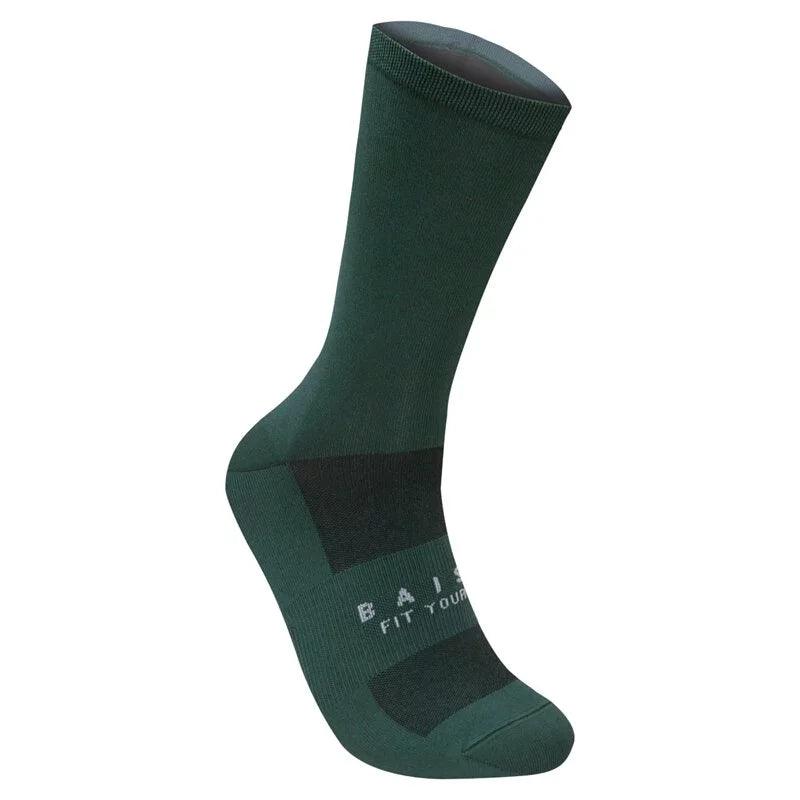 Baisky Mens Sport Socks (Purity Dark Green) | Cycling Gears Hub