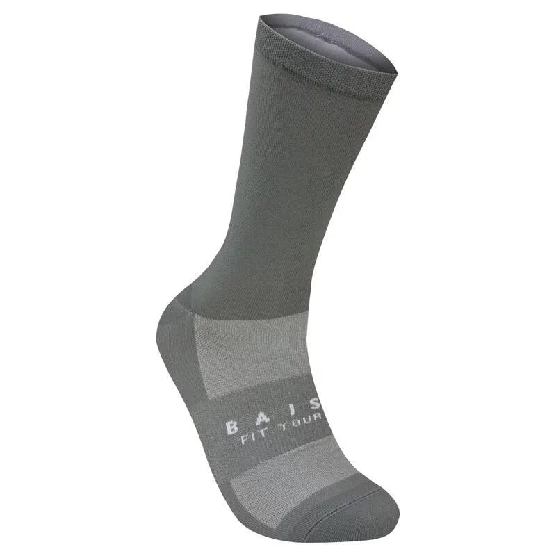 Baisky Mens Sport Socks (Purity Grey) | Cycling Gears Hub