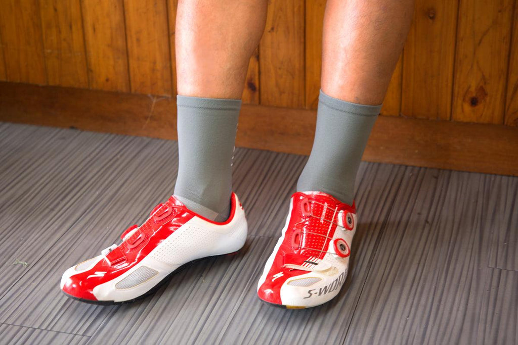 Baisky Mens Sport Socks (Purity Grey) | Cycling Gears Hub