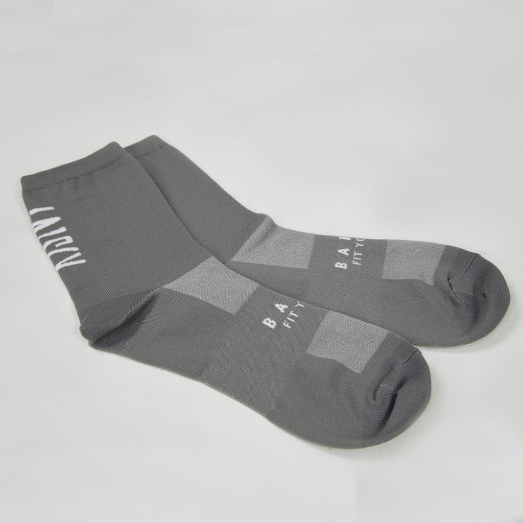 Baisky Mens Sport Socks (Purity Grey) | Cycling Gears Hub