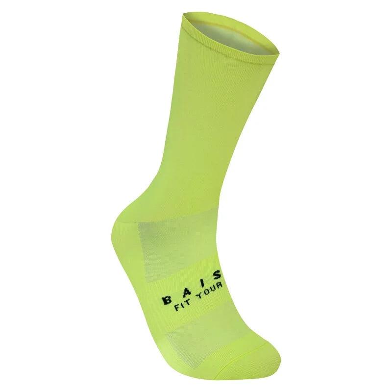 Baisky Mens Sport Socks (Purity Yellow) | Cycling Gears Hub