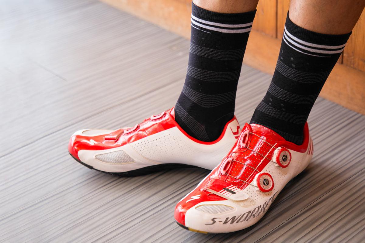 Baisky Mens Sport Socks (Windrider Black) | Cycling Gears Hub