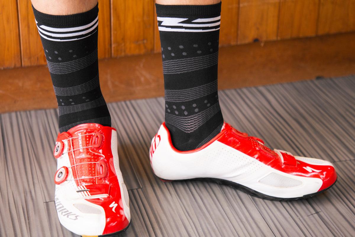 Baisky Mens Sport Socks (Windrider Black) | Cycling Gears Hub
