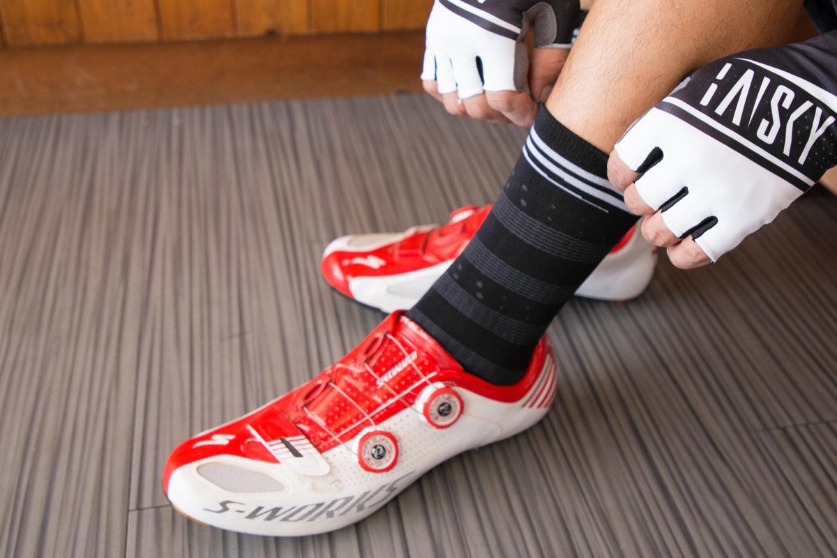 Baisky Mens Sport Socks (Windrider Black) | Cycling Gears Hub