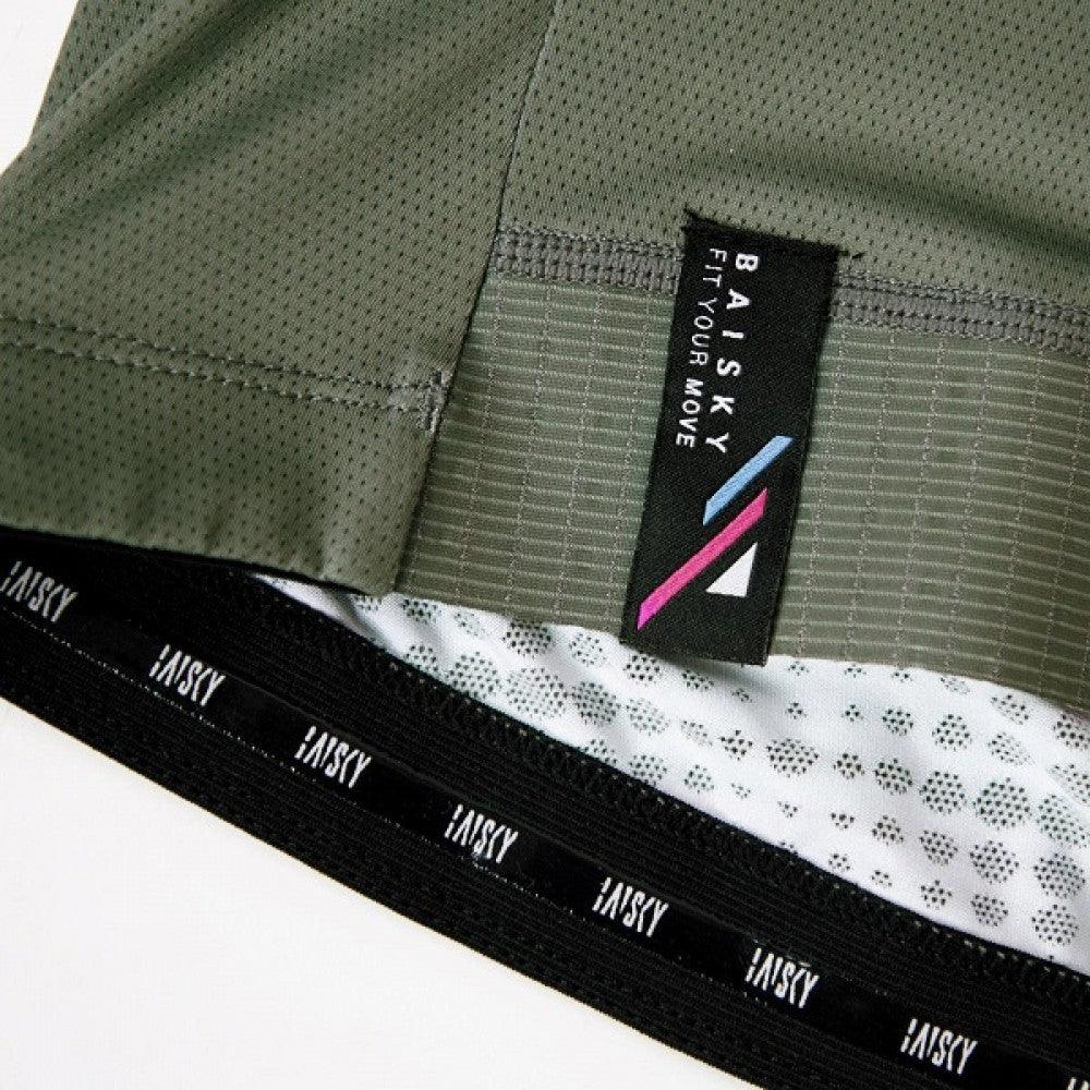 Baisky Short Men Cycling Jersey (Purity Army Green) | Cycling Gears Hub