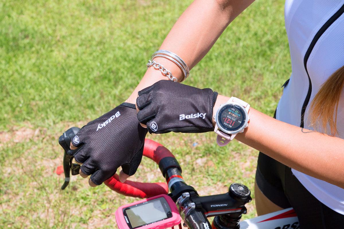 Baisky TRHF299 Cycling Gloves (Back/Black) | Cycling Gears Hub