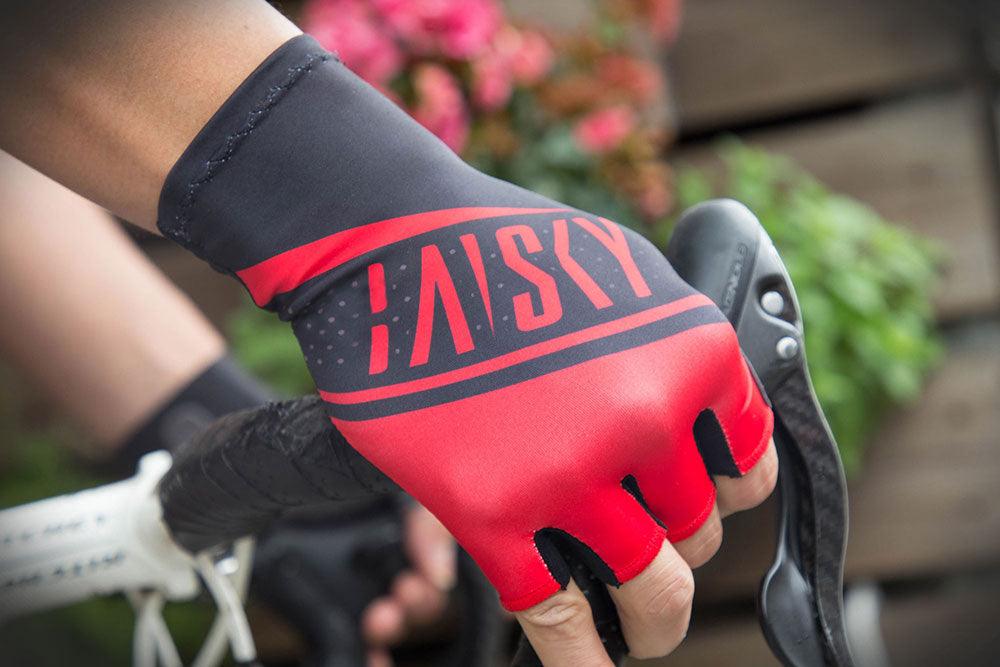 Baisky TRHF390 Unisex Cycling Gloves (Conquer Red) | Cycling Gears Hub