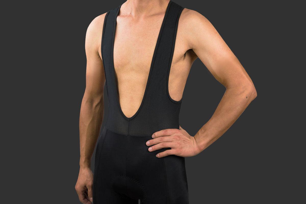 Baisky TRMS700 Mens Cycling Bibshorts (Dark Knight Black) | Cycling Gears Hub