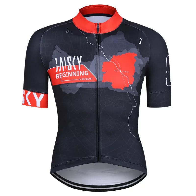 Baisky TRMSJ990 Mens Cycling Jersey (Map) | Cycling Gears Hub