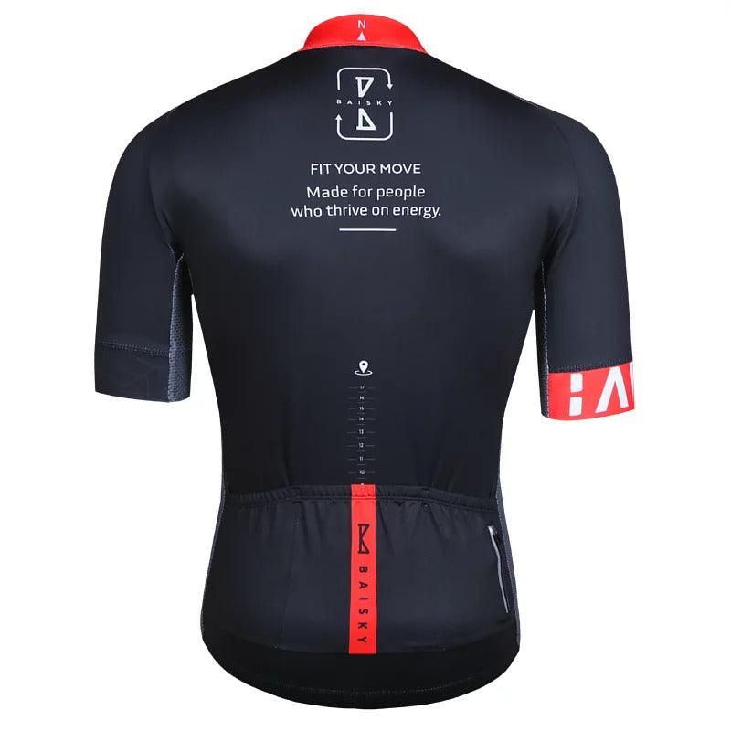 Baisky TRMSJ990 Mens Cycling Jersey (Map) | Cycling Gears Hub