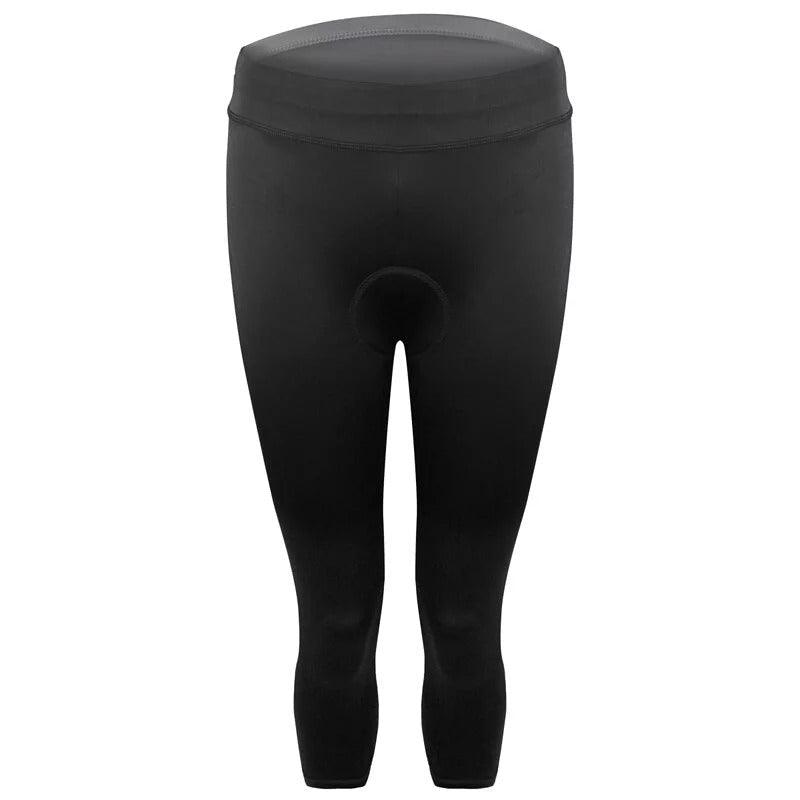 Baisky TRWB780 Cropped Women's Tights (Roselle Black) | Cycling Gears Hub