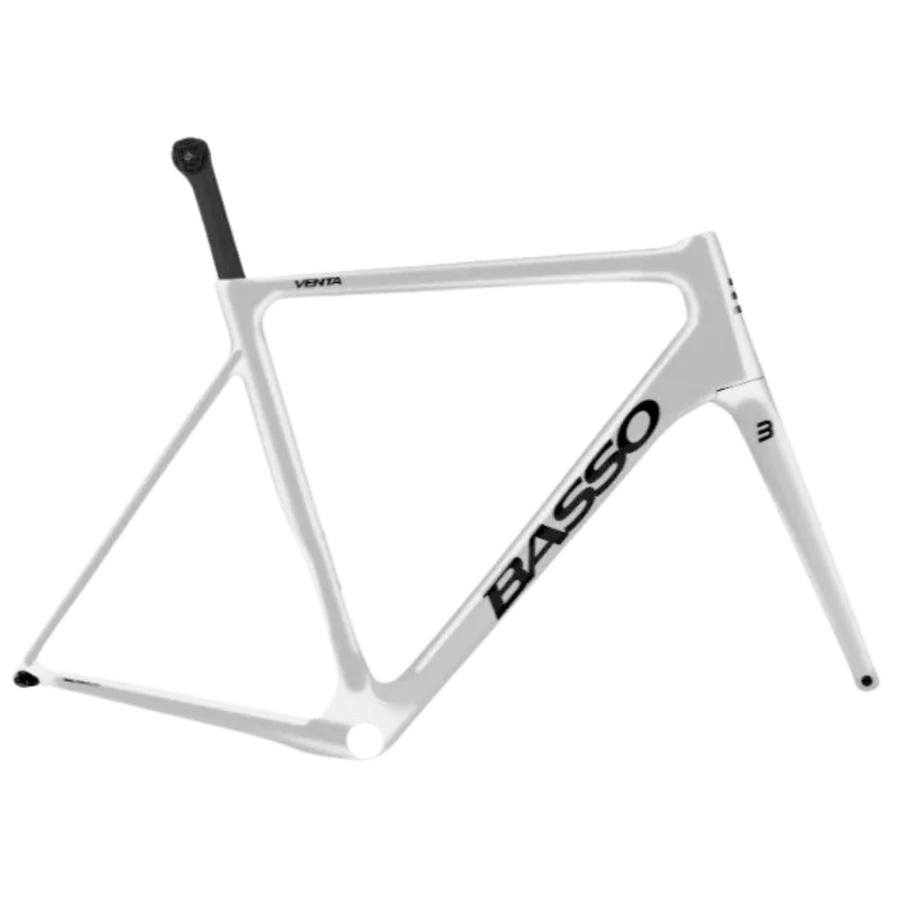 Basso Venta Disc Frameset – Stone Gray | Handcrafted Italian Carbon - Cycling Gears Hub