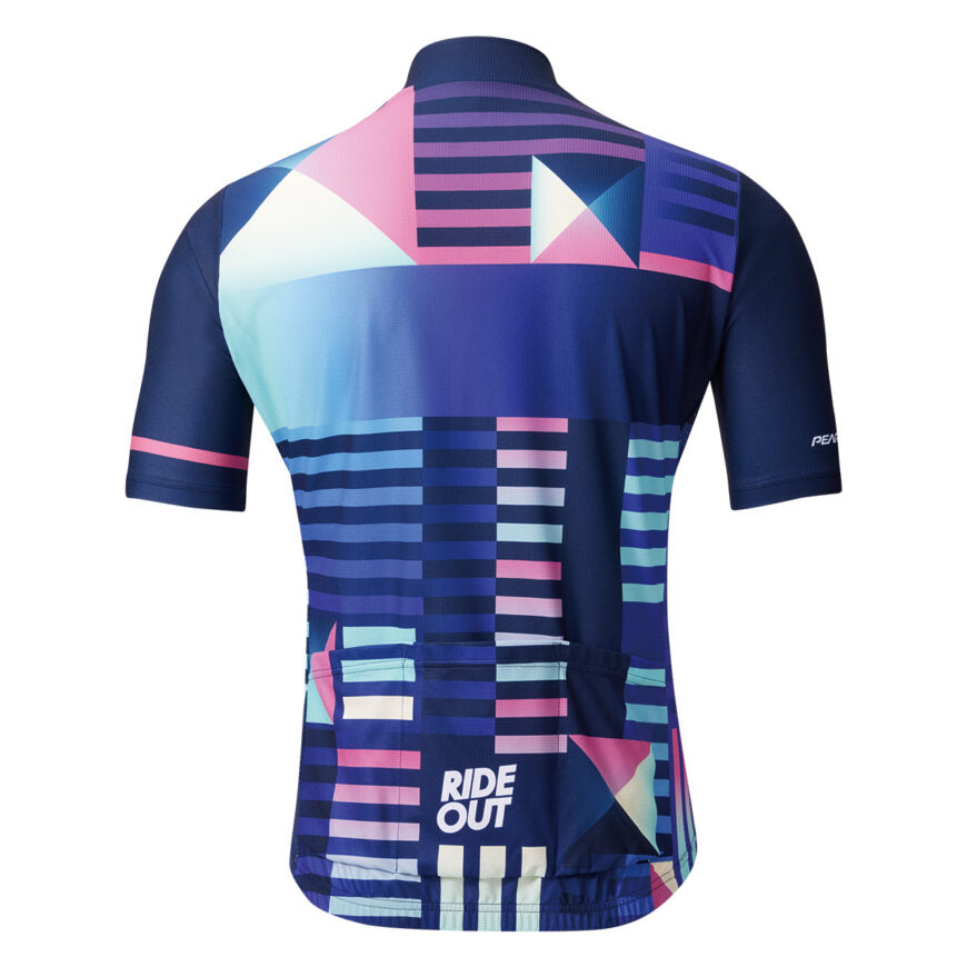 Pearl Izumi Printed Men's Cycling Jersey (Spectrum Pearl) | Cycling Gears Hub