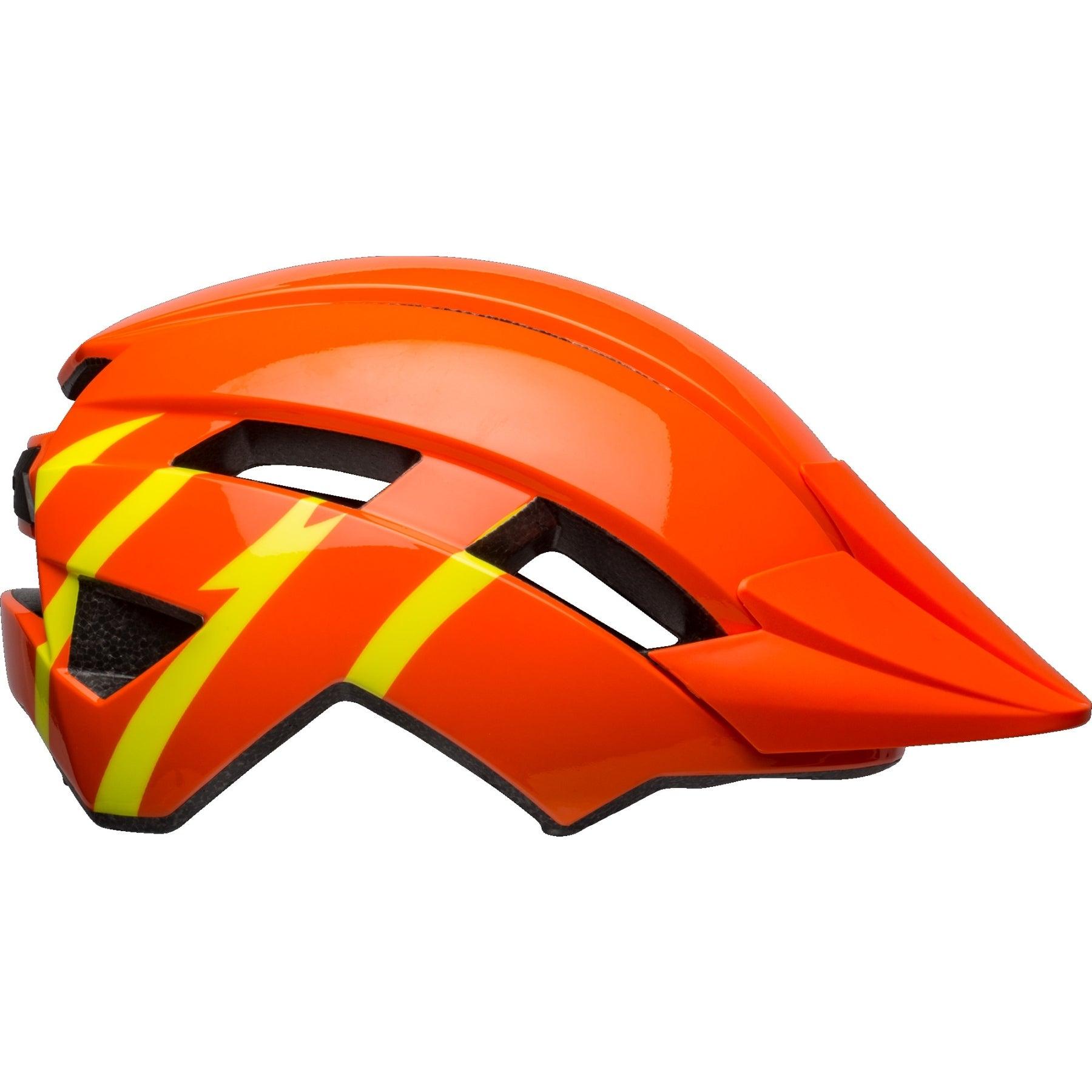 Bell Sidetrack II MTB Cycling Helmet (Gloss Orange/ Yellow) | Cycling Gears Hub
