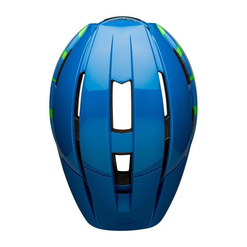 Bell Sidetrack II MTB Cycling Helmet (Strike Gloss Blue/Green) | Cycling Gears Hub