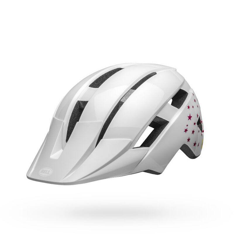 Bell Sidetrack II MTB Cycling Helmet (White Stars) | Cycling Gears Hub