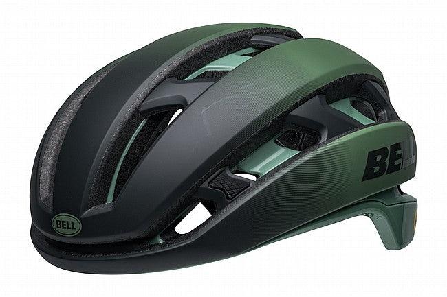 Bell XR Spherical Road Helmet (Matte/Gloss Greens Flare) | Cycling Gears Hub