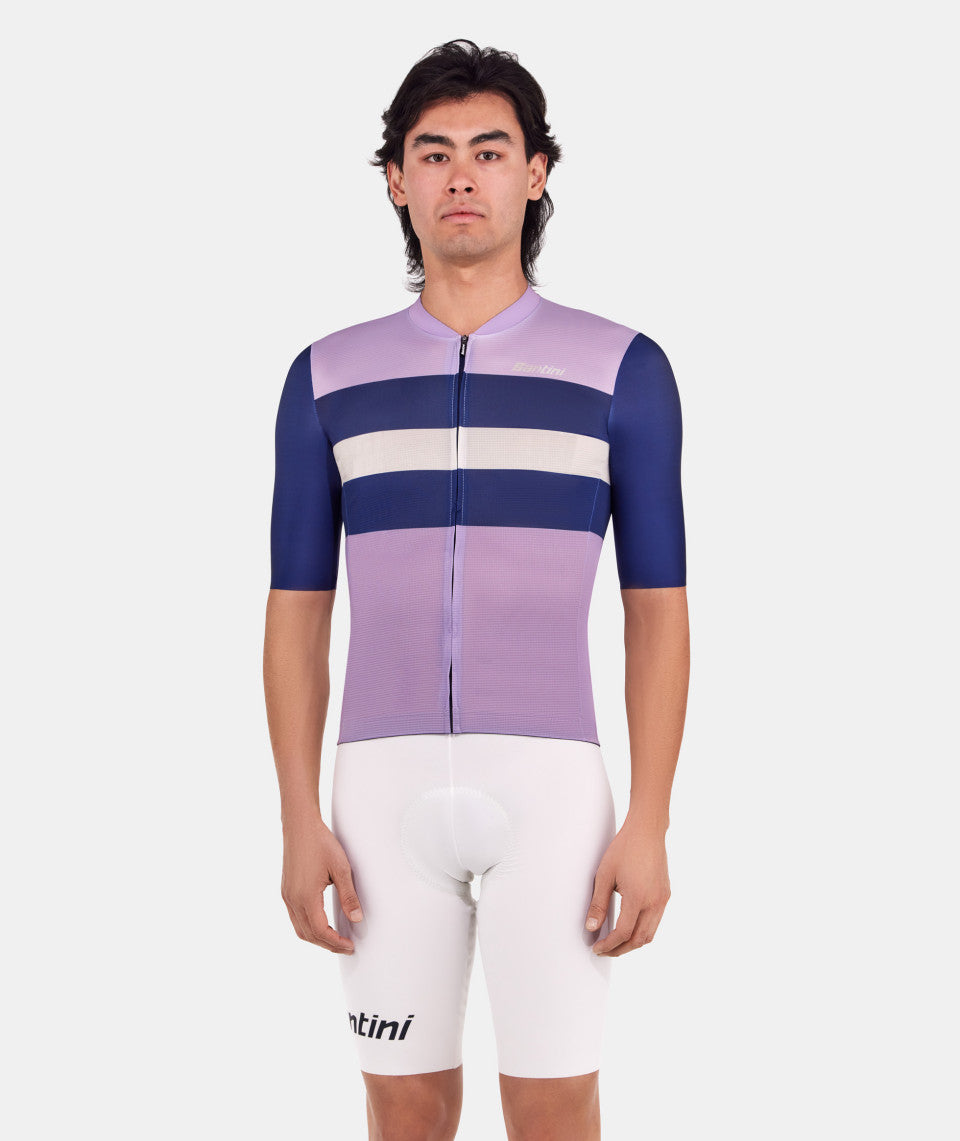 Santini Bengal Unisex Cycling Jersey (Navy Blue) | Cycling Gears Hub