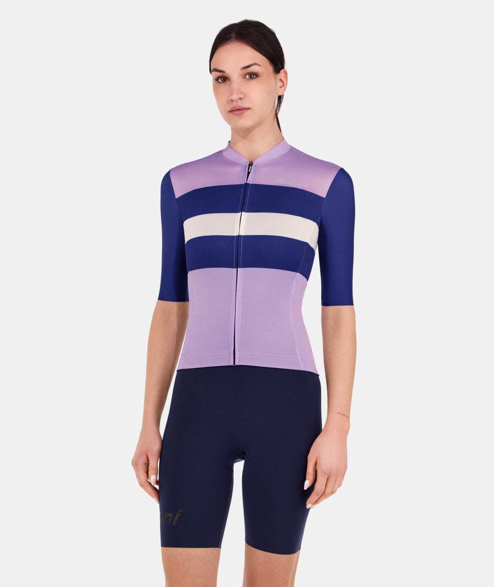 Santini Bengal Unisex Cycling Jersey (Navy Blue) | Cycling Gears Hub