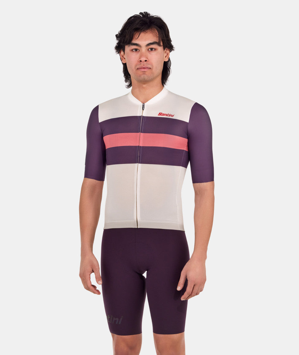 Santini Bengal Unisex Cycling Jersey (Vineyard) | Cycling Gears Hub