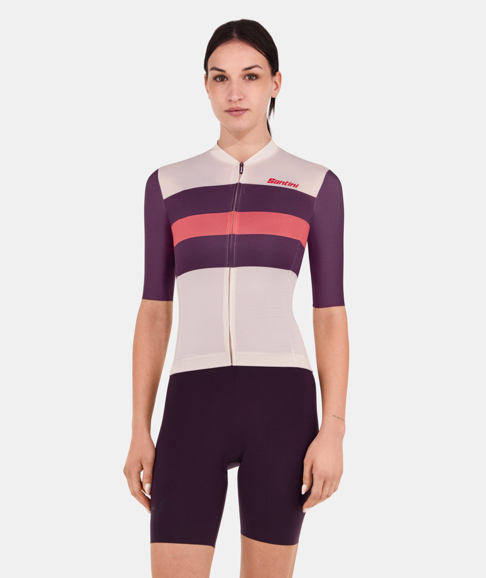 Santini Bengal Unisex Cycling Jersey (Vineyard) | Cycling Gears Hub