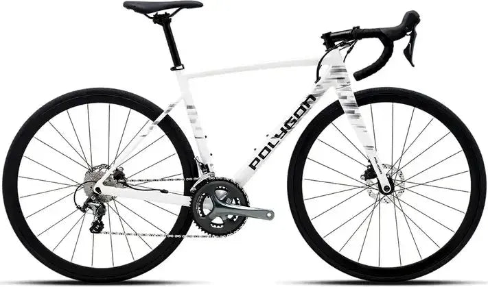 Polygon Strattos S4 Disc (White) | Cycling Gears Hub