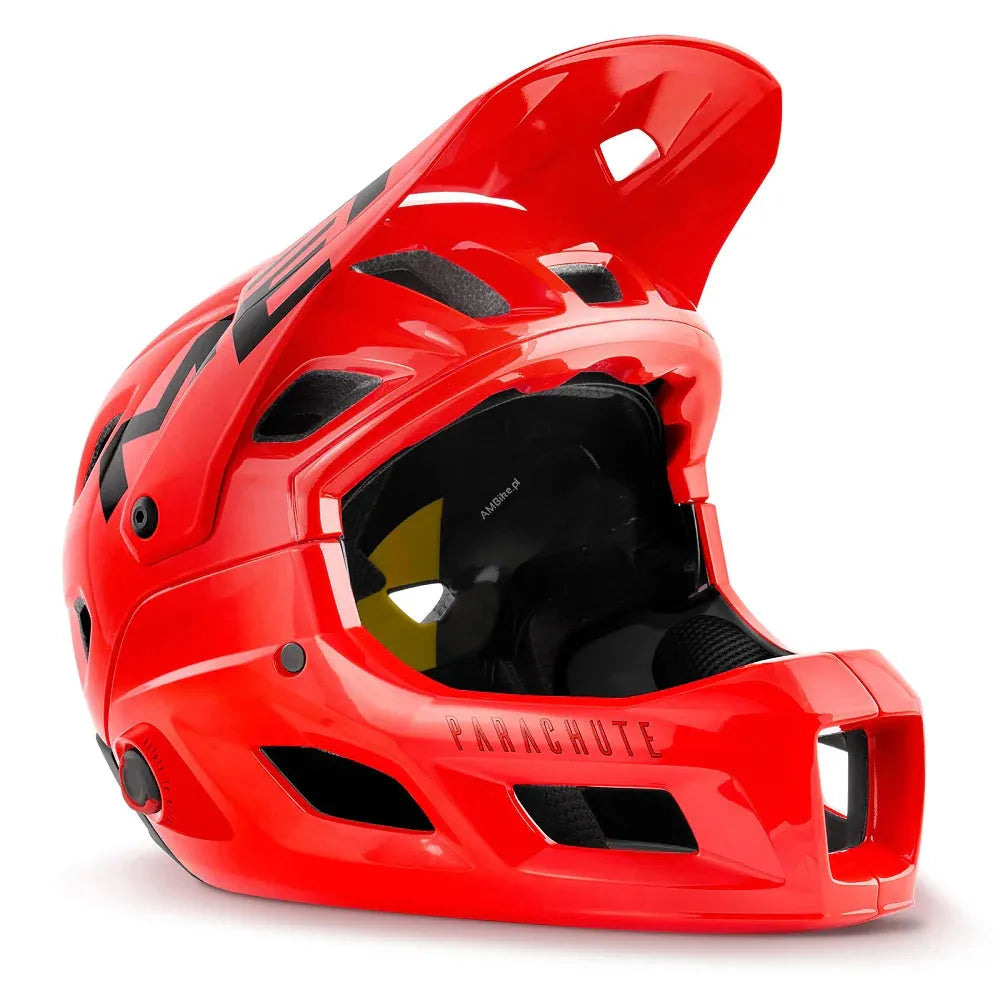 MET Parachute MCR MTB Cycling Helmet (Red) | Cycling Gears Hub