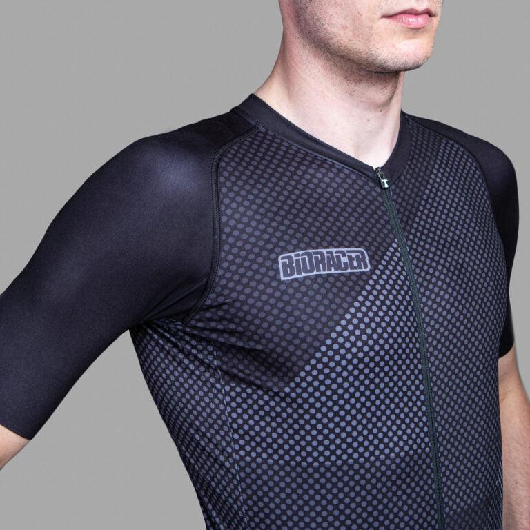 Bioracer Spitfire Blitzz Mens Cycling Jersey (Black) | Cycling Gears Hub