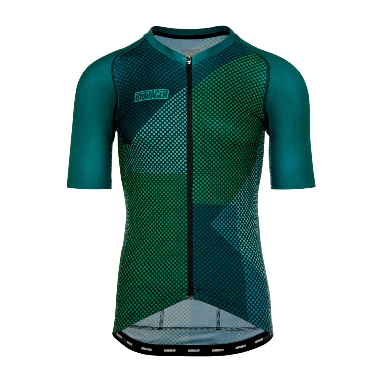 Bioracer Spitfire Blitzz Mens Cycling Jersey (Green) | Cycling Gears Hub